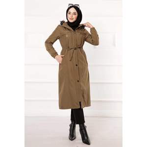 กระเป๋าผูกเอวรายละเอียดเสื้อสีน้ำตาล - Product Image 3