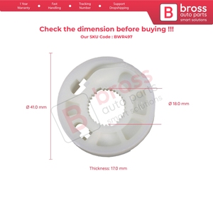 Régulateur de vitre arrière droit BWR497 pour Série 5 E39 51358159836-51358252429 - Product Image 5