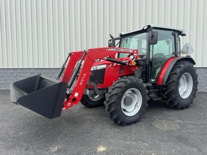 Tractor Massey Ferguson 4707 con cargador frontal, tractor agrícola rojo en venta, listo para enviar - Product Image 3