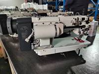 Machine à coudre électronique robuste à point noué à alimentation supérieure et inférieure VMA entièrement automatique, informatisée, marche à pied