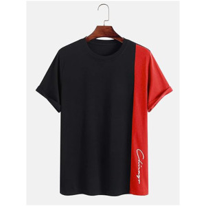 T-shirt Homme Grande Taille Col Rond Hip-Hop Ample 100% Coton Respirant – Vente Chaude en Gros Direct Usine - Product Image 3