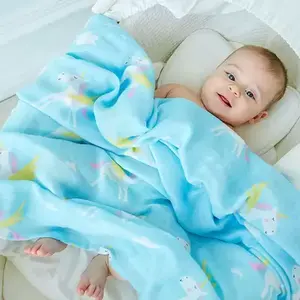 Manta de Muselina para Bebé, Tejida, de Seguridad, para Invierno, Súper Suave, Personalizable, 100% Algodón Orgánico Natural y Ecológico - Product Image 3