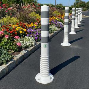 Delinatr 75 X 8 cm TPE Ponton Flexible Blanc pour Avertissement de Circulation - Product Image 2
