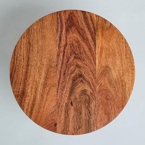 Mango <b>Wood</b> <b>Cake</b> Stand Round Shape Natural Finished Custom Size For <b>Birthday</b> Parties Usage For Snacks Patties Serving Platter - Product Image 5