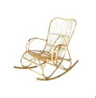 Prix de gros Bambou Cane Chaise à Bascule Fauteuil à Bascule Bambou Chaise à Bascule pour Salon