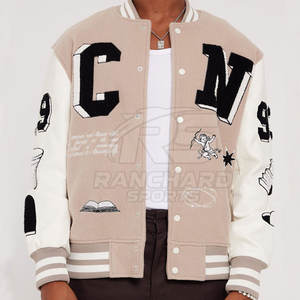 แจ็คเก็ตเลตเตอร์แมนสำหรับผู้ชาย ผ้าพรีเมียม ทนทาน สัมผัสนุ่ม มีตัวเลือกสีที่ไม่ซ้ำใคร - Product Image 1