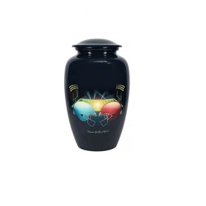 Urna Funeraria de Metal para Adultos, Diseño Madre e Hijo, Urna para Cenizas Humanas con Tema de Frutas, Obra de Arte Conmemorativa Escénica, Urna Hecha de Aluminio - Product Image 4