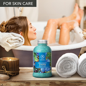 Aromatika Sal Marina Natural de Zanjano 600g Cristal para Baño con Aceites Tonificantes de Ciprés y Limoncillo para el Cuidado Corporal - Product Image 5