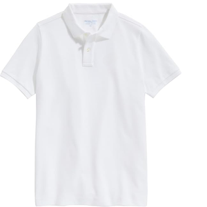 เสื้อยืดโปโลสำหรับเด็กผู้ชายเสื้อโปโลผ้าฝ้ายแบบพรีเมี่ยมแขนสั้นแบบปรับแต่งได้ - Product Image 1