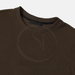 Sudadera holgada de peso ligero para hombre, sudadera de Color sólido para hombre, sudadera básica de alta calidad para hombre - Product Image 3