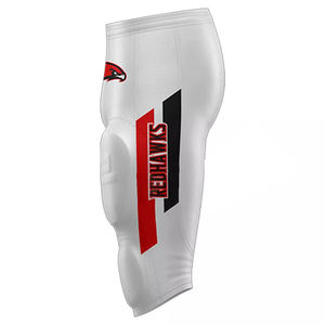 100% personnalisé sublimé hommes Football américain pantalon respirant Shorts à manches courtes longueur grande taille meilleure caractéristique vêtements de Football - Product Image 6