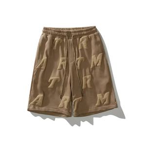 Verano 2023, venta al por mayor, diseño personalizado, ropa informal, pantalones cortos holgados, pantalones cortos deportivos transpirables con estampado de abullonado para hombres - Product Image 3