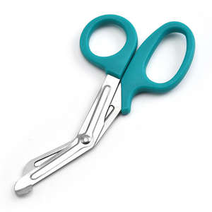 Tijeras de vendaje de acero inoxidable ANAAIF Enterprises, tijeras médicas manuales para EMT y Trauma para primeros auxilios quirúrgicos - Product Image 3