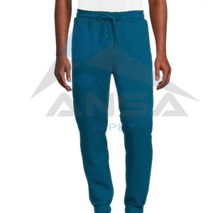 Pantalones Deportivos Jogger con Logotipo Personalizado para Hombre, Hechos de Lona 100% Algodón, Cintura Elástica, Corte Medio, Cómodos, Estilo Urbano - Product Image 1