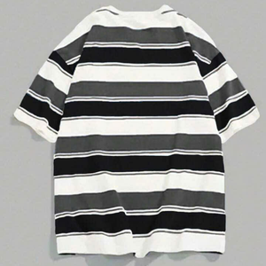 Camiseta de algodón transpirable antiencogimiento para hombre, diseño de manga corta liso con serigrafía de secado rápido y logotipo frontal personalizado-OEM ODM - Product Image 6