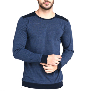 Camisetas baratas al por mayor para hombre secado rápido 100% algodón alta calidad casual manga larga bajo MOQ camisetas para hombre - Product Image 1