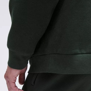 Jersey de alta calidad bordado con logotipo personalizado, de gran tamaño Sudadera con capucha de 350g/m2, en blanco, unisex, negro, peso pesado, bolsillo de Color sólido para hombre - Product Image 4