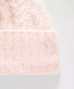 Gorro de Punto con Flecos de Lana Rosa Personalizado Más Vendido, Forrado de Felpa, Súper Suave, Cálido y Elástico, Unisex - Product Image 4