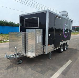 Restaurant mobile personnalisé Hot Dog Taco Camion Café Chariot alimentaire mobile remorque Camion alimentaire mobile - Product Image 4