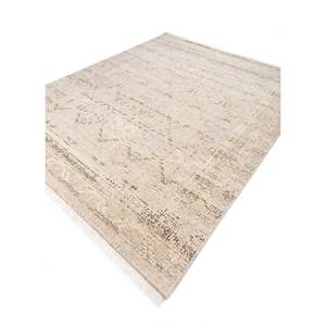 Viscaya Gold Hand Knotted Wool <b>Large</b> Area <b>Rug</b> Classic AKWL-1723 Medallion Design for Home Hallway Floor Rectangle Shape Handmade - Product Image 2