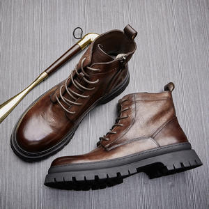 Chaussures de ville en cuir de porc de haute qualité avec revêtement imperméable et semelle intérieure souple pour hommes - Product Image 3