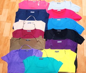 Suéter transpirable de poliéster/algodón de punto plano personalizado al por mayor para mujer, Jersey informal de manga larga con cuello redondo de gran tamaño para invierno - Product Image 3