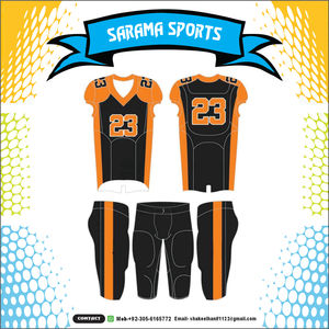 Personalizar Sublimado Jerseys Camiseta de Fútbol Americano Jerseys de Fútbol Original LOGOTIPO Personalizado Conjuntos de Regalo Adultos, - Product Image 2