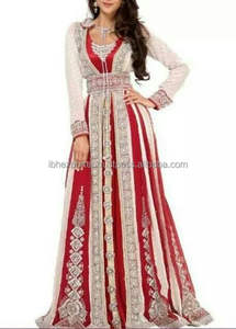 Kaftan de mariée turque avec des perles lourdes et de la dentelle fonctionnent en forte demande au Moyen-Orient - Product Image 2