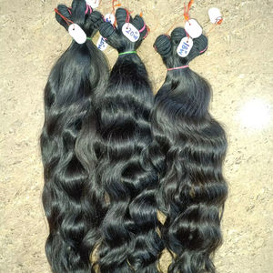 Virgin Indian Remy Hair <b>Extensions</b> Full Cuticles 3-Thread Straight <b>Micro</b> Weft Grade for Human Hair - Product Image 1
