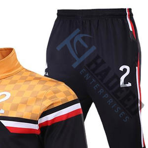 ชุดวอร์มออกกำลังกายผู้ชายสำหรับฤดูหนาวปี 2025 แบบสองชิ้น ผ้าคอตตอน/โพลีเอสเตอร์ เนื้อเจอร์ซีย์ แห้งเร็ว คุณภาพสูง - Product Image 5