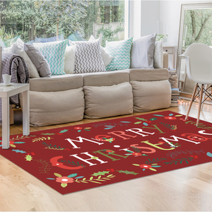 Jupe de sapin de Noël rouge et blanche, thème hivernal, tapis rond confortable pour la base du sapin de Noël, couverture douce pour la décoration intérieure - Product Image 5