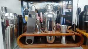 ชุดเชคเกอร์ค็อกเทลสแตนเลสชุดอุปกรณ์บาร์สำหรับบาร์เทนเดอร์พร้อมจิ๊กเกอร์ - Product Image 4