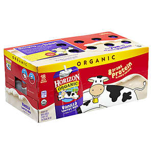 Horizon Organic 8 Oz. Cajas de leche entera de material PET estables, paquete de 12 para productos de alimentación para bebés y niños de 0 a 12 meses - Product Image 6