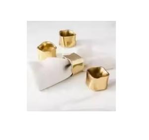 Wholesale Round Silver Napkin <b>Ring</b> Holders Alloy Stainless Metal Fork Napkin <b>Rings</b> for Weddings and Parties - Product Image 2