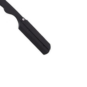 Maquinillas de afeitar para depilación, tijeras de peluquería de acero inoxidable con revestimiento negro - Product Image 4