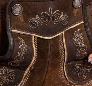 New Custom Bavarian Lederhosen German Wear Goat <b>Leather</b> Made <b>Shorts</b> and Long Traditional Pants Best Selling 2025 - Product Image 5