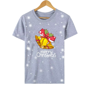 <b>Christmas</b> Fashion Tee Printed <b>T</b>-<b>Shirts</b> for <b>Women</b> Round Neck Loose Foreign Trade Breathable Wholesale <b>Christmas</b> <b>Women's</b> <b>T</b>-<b>Shirt</b> - Product Image 5