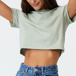 Tee-shirts inversés 230GSM Logo personnalisé court prêt à l'emploi avec écran bouffée Vintage surdimensionné lavage à l'acide unisexe femmes t-shirts graphiques - Product Image 2