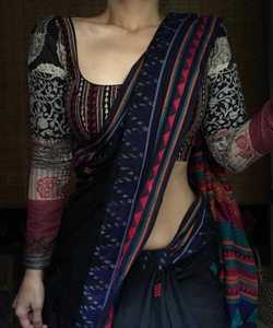 Vêtement décontracté imprimé soie imprimé Saree avec chemisier pièce femme indienne porter Sari bas prix en gros Surat ethnique - Product Image 4