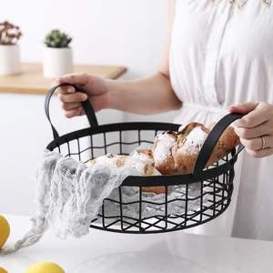 Lightweight Iron <b>Wire</b> <b>Basket</b> Home Storage Custom Shape Metal Material Strong <b>Wire</b> Metal Storage <b>Baskets</b> - Product Image 1