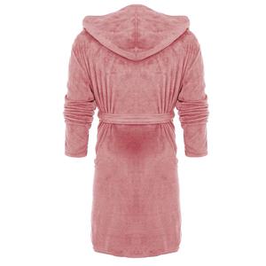 2025 haut tendance hiver saison hommes velours Peignoir Polyester polaire traditionnel musulman vêtements accessoire - Product Image 5