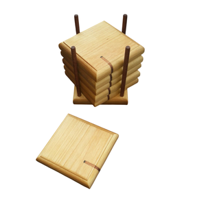 Posavasos de madera personalizables al por mayor, tazas de café de calidad asegurada para el hogar, hoteles, restaurantes, decoración, espesor personalizado - Product Image 1