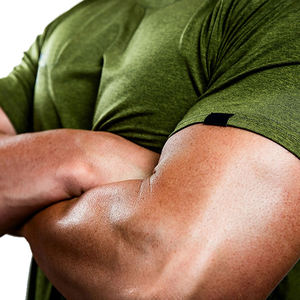 เสื้อยืดสำหรับวิ่งออกกำลังกายผ้าฝ้ายสแปนเด็กซ์100% สั่งทำ - Product Image 5