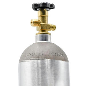 Tanque de gas CO2 de 5 lb (5 kg) con cilindro de aluminio para sistema dispensador de cerveza de barril (kegerator) - Product Image 3