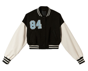 Blouson aviateur universitaire vintage en laine avec logo personnalisé de haute qualité OEM pour les femmes - Product Image 6