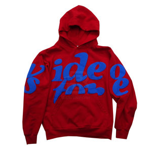 Meilleur prix de gros Sweat à capuche surdimensionné pour hommes avec logo personnalisé imprimé bouffant léger avec col à capuche pour l'hiver - Product Image 1