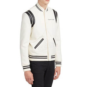 แจ็กเก็ตขนแกะสำหรับผู้ชายสำหรับฤดูหนาวผ้าคอตตอนพิมพ์โลโก้ออกแบบได้ตามที่ต้องการ - Product Image 4