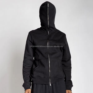 Sudadera con Capucha 100% Algodón de Alta Calidad Personalizada para Hombre, con Cierre Completo, Estilo Francés, Hombros Caídos, Impresión Puff - Product Image 5