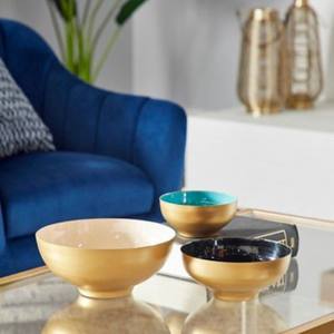 Bol à fruits en émail indien de luxe, personnalisé, écologique, en métal, design martelé, vaisselle durable pour le service et l'exposition à domicile - Product Image 2