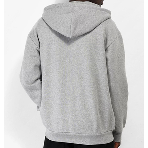 2025 Nuevo diseño Sudadera con capucha con cremallera completa Cremallera personalizada Sudaderas gruesas pesadas 400 Gsm Fabricante Ropa Sudaderas con capucha - Product Image 2